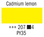 Picture of Rembrandt Oil 40ml - 207 - Cadmium Yellow Lemon 