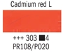 Picture of Rembrandt Oil 40ml - 303 - Cadmium Red Light 