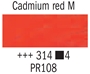 Picture of Rembrandt Oil 40ml - 314 - Cadmium Red Medium  