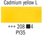 Picture of Rembrandt Oil 40ml - 208 - Cadmium Yellow Light 