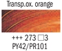 Picture of Rembrandt Oil 40ml - 273 - Transparent Oxide Orange 
