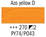Picture of Rembrandt Acrylic - 270 - Azo Yellow Deep 40ml