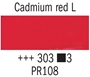 Picture of Rembrandt Acrylic - 303 - Cadmium Red Light 40ml