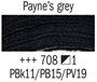Picture of Rembrandt Acrylic - 708 - Payne's Grey 40ml
