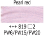 Picture of Rembrandt Acrylic - 819 - Pearl Red 40ml