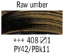 Picture of Rembrandt Acrylic - 408 - Raw Umber 40ml
