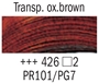 Picture of Rembrandt Acrylic - 426 - Tranparent Oxide Brown 40ml