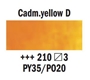 Picture of Rembrandt Watercolour 20ml - 210 - Cadmium Yellow Deep S3