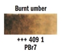 Picture of Rembrandt Watercolour 20ml - 409 - Burnt Umber  S1