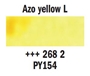 Picture of Rembrandt Watercolour Half Pan - 268 - Azo Yellow Light S2