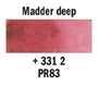 Picture of Rembrandt Watercolour Half Pan - 331 - Madder Lake Deep S2