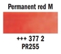 Picture of Rembrandt Watercolour Half Pan - 377 - Pernament Red Medium S2