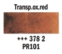 Picture of Rembrandt Watercolour Half Pan - 378 - Transparent Oxide Red S2