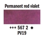 Picture of Rembrandt Watercolour Half Pan - 567 - Pernament Red Violet  S2