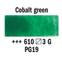 Picture of Rembrandt Watercolour Half Pan - 610 - Cobalt Green  S3