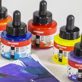 Amsterdam Acrylic Ink Colour Chart