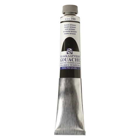 Picture of Gouache 60ml - 703 - Black Intenso 