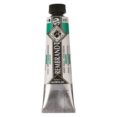 Picture of Rembrandt Acrylic - 615 - Emerald Green 40ml