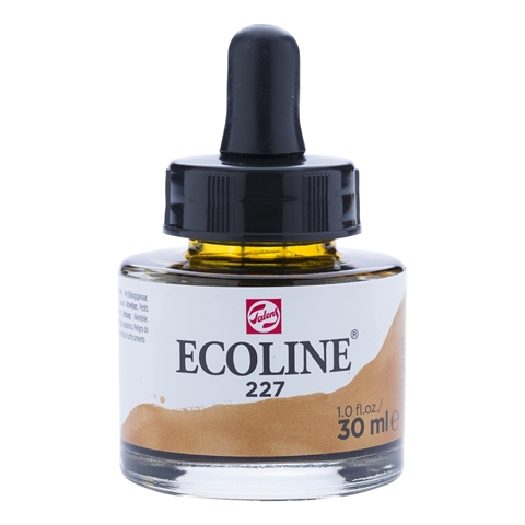Picture of  227 - ECOLINE JAR 30ml YELLOW OCHRE