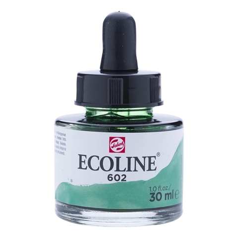 Picture of  602 - ECOLINE JAR 30ml DEEP GREEN