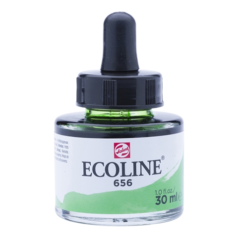 Picture of  656 - ECOLINE JAR 30ml FOREST GREEN