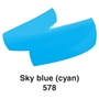 Picture of  578 - ECOLINE JAR 30ml SKY BLUE CYAN