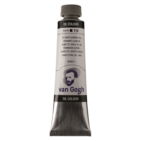 Picture of Van Gogh Oil 40ml - 118 - Titanium White (Linseed) 