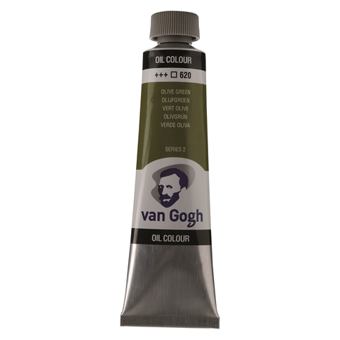 Picture of Van Gogh Oil 40ml - 620 - Permanent Olive Green 
