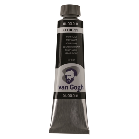 Picture of Van Gogh Oil 40ml - 701 - Ivory Black 