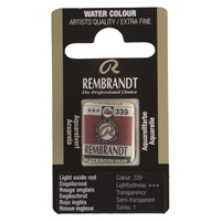 Picture of Rembrandt Watercolour Half Pan - 339 - Light Oxide Red   S1