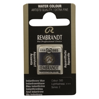 Picture of Rembrandt Watercolour Half Pan - 585 - Indanthrene Blue  S2