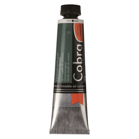 Picture of Cobra Artist Water Mixable Oil - 668 - Chrom. Oxide Green 40ml