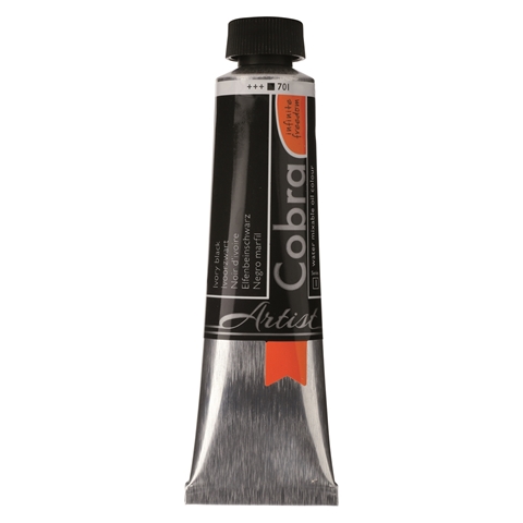 Picture of Cobra Artist Water Mixable Oil - 701 - Ivory Black 40ml