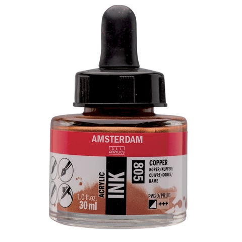 Picture of 805 - AMSTERDAM ACR INK 30ml COPPER