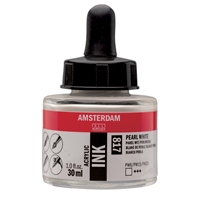 Picture of 817 - AMSTERDAM ACR INK 30ml PEARL WHITE