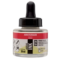 Picture of 818 - AMSTERDAM ACR INK 30ml PEARL YELLOW