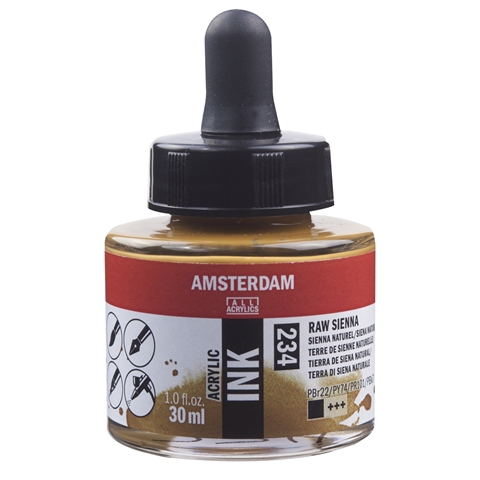 Picture of 234 - AMSTERDAM ACR INK 30ml RAW SIENNA