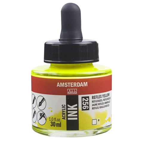 Picture of 256 - AMSTERDAM ACR INK 30ml REFLEX YELLOW