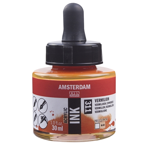 Picture of 311 - AMSTERDAM ACR INK 30ml VERMILION
