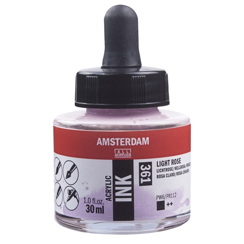Picture of 361 - AMSTERDAM ACR INK 30ml LIGHT ROSE