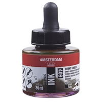 Picture of 409 - AMSTERDAM ACR INK 30ml BURNT UMBER