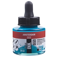 Picture of 522 - AMSTERDAM ACR INK 30ml TURQUOISE BLUE