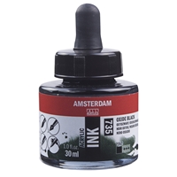 Picture of 735 - AMSTERDAM ACR INK 30ml OXIDE BLACK