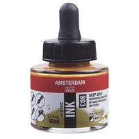 Picture of 803 - AMSTERDAM ACR INK 30ml DEEP GOLD