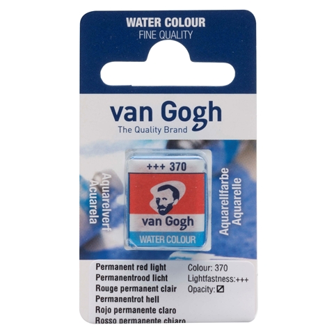Picture of 370 - Van Gogh Watercolour PAN PERM.RED LT