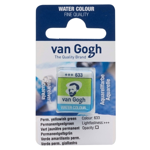 Picture of 633 - Van Gogh Watercolour PAN PERM.YELLOWISH GRN