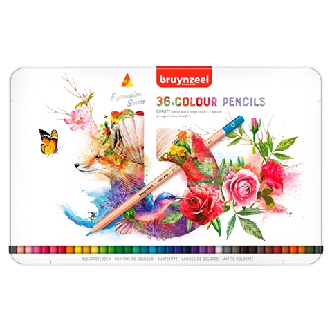 Picture of Bruynzeel Expression Colour Pencil Tin 36