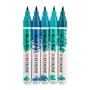Picture of Ecoline Brushpen Set 5pc -Green Blue