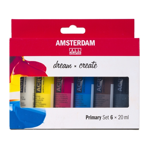 Picture of Amsterdam Acrylic Primary Set 6X20ml