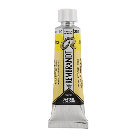 Picture of Rembrandt Watercolor 10ml - 254 - Perm.Lemon Ylw S2
